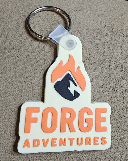 Forge Adventures Rubber Key Chain