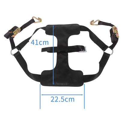 Motorcylce Ratcheting Wheel Basket Tie Down Restraint