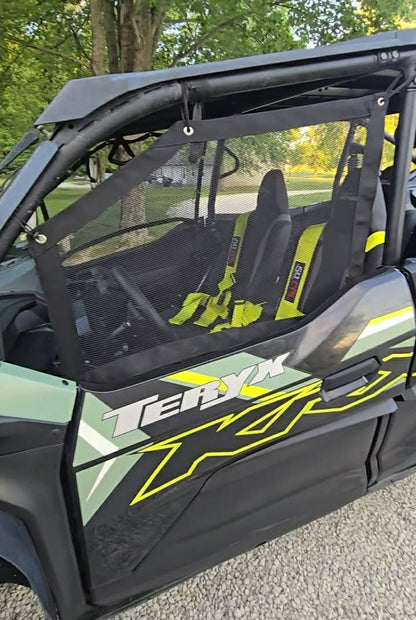 KRX 1000 front windows nets